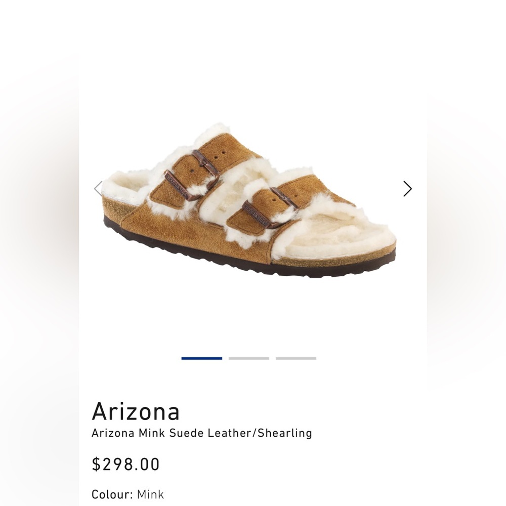 Arizona
Arizona Mink Suede Leather/Shearling

Regular price US SIZE 40 
$298.00